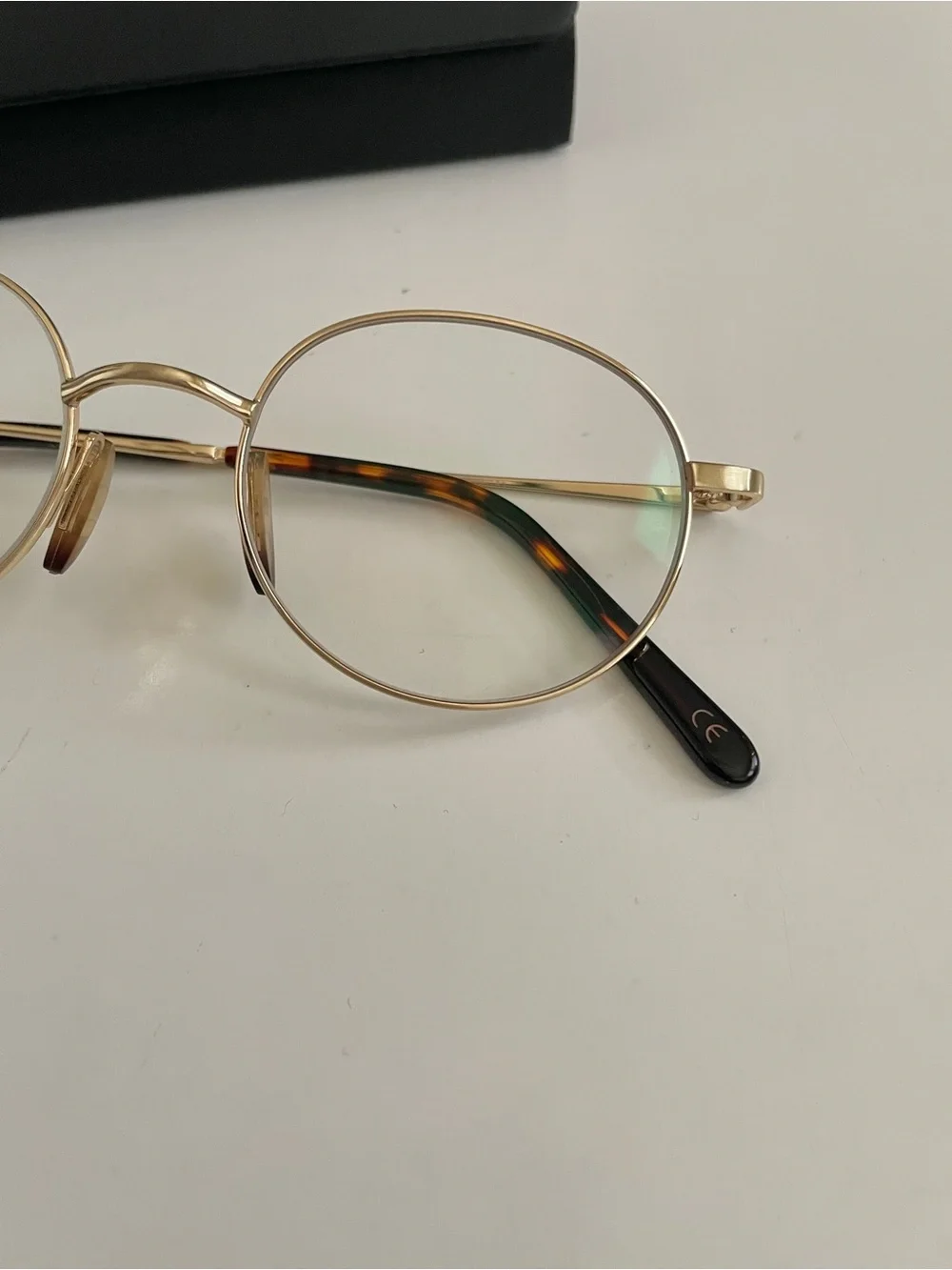 Everambr (formerly Ambr Eyewear) Blue Light Blocking Glasses, Gold Round Frames